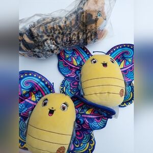 4 Girl Souts Little Brownie Bakers Butterfly Plush Stuffed Animal Cookie +